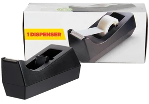 Desktop Tape Dispenser, Black, 2.7 in. x 2.7 in. x 6.4 in., 1 Tape Dispenser, Polystyrene Desktop Tape Dispenser, Black, 2.7 in. x 2.7 in. x 6.4 in., 1 Tape Dispenser, Polystyrene
