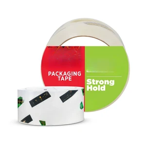 Shipping Packaging Tape, 1.88" x 54.6 yd, Designed for Packing, Shipping and Mailing, Quiet Unwind, No Splitting or Tearing, 3" Core, Clear, 1 Roll Shipping Packaging Tape, 1.88" x 54.6 yd, Designed for Packing, Shipping and Mailing, Quiet Unwind, No Splitting or Tearing, 3" Core, Clear, 1 Roll