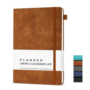 Lined Journal Notebook, 200 Pages, Leather Hardcover Notebooks, A5 College Ruled Thick Classic with Pen Loop Notebook Journals for Writing, for Women Men Office School, 5.75'' X 8.38'', Brown Lined Journal Notebook, 200 Pages, Leather Hardcover Notebooks, A5 College Ruled Thick Classic with Pen Loop Notebook Journals for Writing, for Women Men Office School, 5.75'' X 8.38'', Brown