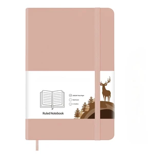 Lined Journal Notebook,128 Pages Thick Paper, 5"×8.25"(Pink) | Leather Hard Cover,100Gsm Thick Paper with Inner Pocket for Writing Note Taking Office School Lined Journal Notebook,128 Pages Thick Paper, 5"×8.25"(Pink) | Leather Hard Cover,100Gsm Thick Paper with Inner Pocket for Writing Note Taking Office School