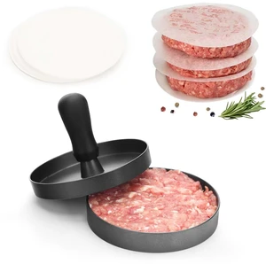 Burger Press 200 Patty Papers Aluminum Burger Press Patty Maker Meat Beef Cheese Veggie Burger Maker for Grill Griddle BBQ Barbecue Burger Press 200 Patty Papers Aluminum Burger Press Patty Maker Meat Beef Cheese Veggie Burger Maker for Grill Griddle BBQ Barbecue