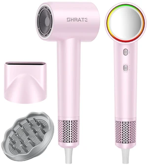 Professional High Speed Ionic Hair Dryer | Ultra-Fast Drying | 500 Million Negative Ions | Low Noise | 160000 RPM | Compact Blow Dryer with Magnetic Diffuser for Faster Drying All Hair Types Professional High Speed Ionic Hair Dryer | Ultra-Fast Drying | 500 Million Negative Ions | Low Noise | 160000 RPM | Compact Blow Dryer with Magnetic Diffuser for Faster Drying All Hair Types