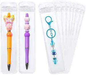 50 Pieces Pen Packaging Bags for Beadable Pen - Packaging Bag for Small Business Resealable Bag - Applies to Beaded Pens, Keychain, Jewelry, Candy Bags 50 Pieces Pen Packaging Bags for Beadable Pen - Packaging Bag for Small Business Resealable Bag - Applies to Beaded Pens, Keychain, Jewelry, Candy Bags
