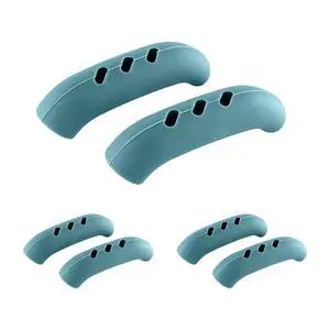 6 Pack Heat Resistant Silicone Pot Handle Covers Universal Fit for Pots Pans and Skillets Non Slip Grip Protects Hands from Hot Handles (Green) 6 Pack Heat Resistant Silicone Pot Handle Covers Universal Fit for Pots Pans and Skillets Non Slip Grip Protects Hands from Hot Handles (Green)