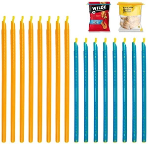 16PCS Reusable Bag Seal Sticks,Magic Bag Sealer Stick Plastic Bag Sealers Bag Clips for Food Storage, Freezer & Pantry Organization11.25inch and 8.86inch) 16PCS Reusable Bag Seal Sticks,Magic Bag Sealer Stick Plastic Bag Sealers Bag Clips for Food Storage, Freezer & Pantry Organization11.25inch and 8.86inch)