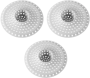 3Pcs Silicone Hair Catcher Shower Drain for Bathtub & Sink Trap/Strainer | 3 Pack Anti-Clog Collapsible Tub Protector Cover, Pet Hair Stopper fit 1 1/2" to 1 5/8'' Bathroom, Shower Stall & Sink Drains 3Pcs Silicone Hair Catcher Shower Drain for Bathtub & Sink Trap/Strainer | 3 Pack Anti-Clog Collapsible Tub Protector Cover, Pet Hair Stopper fit 1 1/2" to 1 5/8'' Bathroom, Shower Stall & Sink Drains