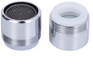 2 Pack 2.2 GPM Sink Faucet Aerator, Male and Female Dual Thread Aerator, Regular/Standard Size, Chrome by NIDAYE 2 Pack 2.2 GPM Sink Faucet Aerator, Male and Female Dual Thread Aerator, Regular/Standard Size, Chrome by NIDAYE