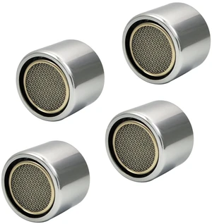 Bathroom Sink Aerator,2.2 GPM Faucet Aerator, Made of Solid Brass and Stainless Steel,55/64 Inch Female Thread Faucet Replacement with Gasket,For Kitchen and Bathroom,4PCS(Silver) Bathroom Sink Aerator,2.2 GPM Faucet Aerator, Made of Solid Brass and Stainless Steel,55/64 Inch Female Thread Faucet Replacement with Gasket,For Kitchen and Bathroom,4PCS(Silver)