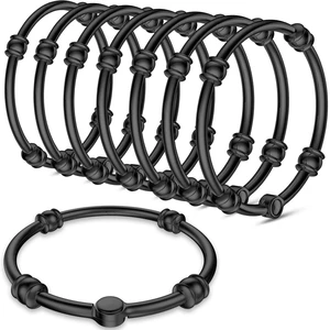 Shower Curtain Rings, 12 Pack Shower Hooks for Shower Curtain, Rust Proof Metal Decorative Shower Rings for Bathroom Shower Rod, Smooth Sliding Anti-Drop Shower Rings for Curtain, Black Shower Curtain Rings, 12 Pack Shower Hooks for Shower Curtain, Rust Proof Metal Decorative Shower Rings for Bathroom Shower Rod, Smooth Sliding Anti-Drop Shower Rings for Curtain, Black