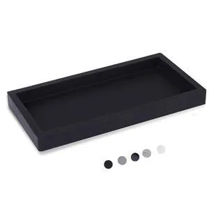Silicone Bathroom Vanity Tray Dish Soap Holder Sink Organizer, Black | Small, Thickened Silicone, Easy to Clean, Waterproof, Non-Slip, for Countertop, Kitchen, Bedroom, Dresser Silicone Bathroom Vanity Tray Dish Soap Holder Sink Organizer, Black | Small, Thickened Silicone, Easy to Clean, Waterproof, Non-Slip, for Countertop, Kitchen, Bedroom, Dresser