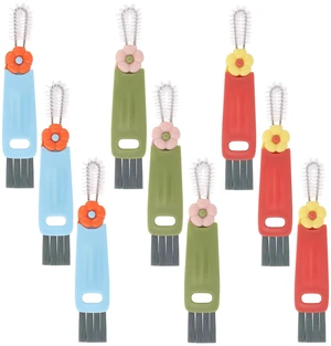 9 Pcs 3 in 1 Cup Lid Cleaning Brush, Multifunctional Bottle Cleaning Brush, Cup Lid Gap Cleaner for Home Kitchen 9 Pcs 3 in 1 Cup Lid Cleaning Brush, Multifunctional Bottle Cleaning Brush, Cup Lid Gap Cleaner for Home Kitchen