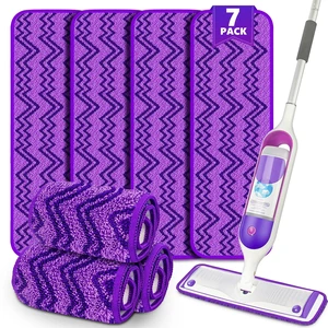 Mop Pads for Swiffer PowerMop: Microfiber Mop Refills Replacement | 7PCS Washable Mop Refills Pads for Dry Wet Cleaning, Flat Floor Mops Pad for Dusting, Spay Mop Replacement Head for Hardwood Mop Pads for Swiffer PowerMop: Microfiber Mop Refills Replacement | 7PCS Washable Mop Refills Pads for Dry Wet Cleaning, Flat Floor Mops Pad for Dusting, Spay Mop Replacement Head for Hardwood