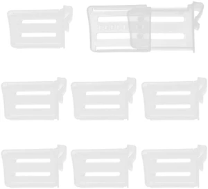 8 PCS Adjustable Fridge Divider | Clear Organizer Clip, Retractable Organizer Divider, Plastic Storage Box, For Home/Kitchen/Office 8 PCS Adjustable Fridge Divider | Clear Organizer Clip, Retractable Organizer Divider, Plastic Storage Box, For Home/Kitchen/Office