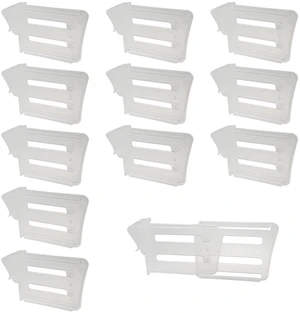 12PCS Adjustable Fridge Side Door Divider Kitchen Fridge Shelves Polypropylene Sorting Divider for Sorting Drawer and Storage Box 12PCS Adjustable Fridge Side Door Divider Kitchen Fridge Shelves Polypropylene Sorting Divider for Sorting Drawer and Storage Box