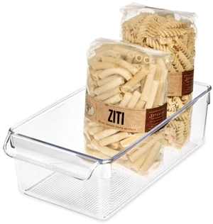 Linus Plastic Fridge and Freezer Storage Organizer Bin with Handle, Clear Container for Food, Drinks, Produce Organization, BPA-Free , 11.5" x 6" x 3.5", Clear Linus Plastic Fridge and Freezer Storage Organizer Bin with Handle, Clear Container for Food, Drinks, Produce Organization, BPA-Free , 11.5" x 6" x 3.5", Clear