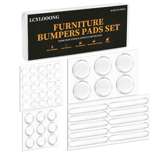 Cabinet Door Bumpers, Self-Adhesive Silicone Rubber Furniture Pads,Clear | 112pcs,Noise Dampening Shock Absorbing Furniture Bumpers Pads For Drawers, Cupboards,Door Handles,Wall Protection Cabinet Door Bumpers, Self-Adhesive Silicone Rubber Furniture Pads,Clear | 112pcs,Noise Dampening Shock Absorbing Furniture Bumpers Pads For Drawers, Cupboards,Door Handles,Wall Protection