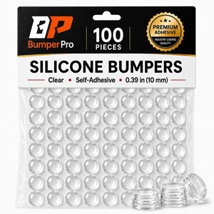 100PCs Clear Cabinet Door Bumpers 3/8", Self Adhesive Silicone Clear Rubber Bumpers, Cabinet Door Dampers, Rubber Stoppers for Furniture, Adhesive Rubber Feet Pads, Drawer Stops, Cabinet Stoppers 100PCs Clear Cabinet Door Bumpers 3/8", Self Adhesive Silicone Clear Rubber Bumpers, Cabinet Door Dampers, Rubber Stoppers for Furniture, Adhesive Rubber Feet Pads, Drawer Stops, Cabinet Stoppers