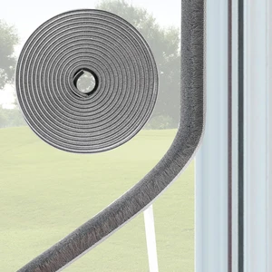 33 Ft Weather Stripping Door Seal. Self-Adhesive Soundproofing Weather Stripping for Sliding Windows and Door Frames, 0.35" Wide x 0.2" Thick, Gray 33 Ft Weather Stripping Door Seal. Self-Adhesive Soundproofing Weather Stripping for Sliding Windows and Door Frames, 0.35" Wide x 0.2" Thick, Gray