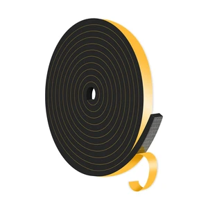 Weather Stripping Door Seal,High Density CR,1/2 in x 1/4 in x 13Ft | Weather Stripping,Soundproof,Cold Insulation,Foam Insulation Tape for Door,Front Door Frame,Windows,Sliding Door,Black Weather Stripping Door Seal,High Density CR,1/2 in x 1/4 in x 13Ft | Weather Stripping,Soundproof,Cold Insulation,Foam Insulation Tape for Door,Front Door Frame,Windows,Sliding Door,Black