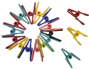 50 Pack Steel Wire Clip Utility Clips Colorful Vinyl-Coated Windproof Clothespin for Drying Home Laundry and Office Multi-Purpose Assorted Colors 50 Pack Steel Wire Clip Utility Clips Colorful Vinyl-Coated Windproof Clothespin for Drying Home Laundry and Office Multi-Purpose Assorted Colors