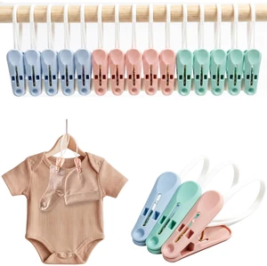 Windproof Clothes Pins with Hanging Ropes, Heavy Duty Plastic Laundry Clips for Clothesline Drying, Multi-Purpose Closet Organizer for Baby Socks, Boots, Crafts (15, Mixed) Windproof Clothes Pins with Hanging Ropes, Heavy Duty Plastic Laundry Clips for Clothesline Drying, Multi-Purpose Closet Organizer for Baby Socks, Boots, Crafts (15, Mixed)
