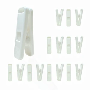 Strong Plastic Clothespins - 16 Pack Heavy Duty Laundry Clothes Pins, Non-Slip Pegs, Chip Clips, Hanger Clip, Rustless, Windproof, Heatproof - White Strong Plastic Clothespins - 16 Pack Heavy Duty Laundry Clothes Pins, Non-Slip Pegs, Chip Clips, Hanger Clip, Rustless, Windproof, Heatproof - White