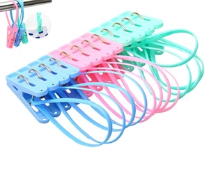 Pack of 12 Clothes Peg Clip Pins Rope Hanging Clothesline Windproof Hanger (Multicolor) Pack of 12 Clothes Peg Clip Pins Rope Hanging Clothesline Windproof Hanger (Multicolor)