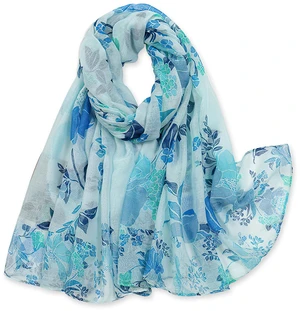 Light Blue Long Scarf for Women, Lightweight Scarf Fashion Shawl Wrap, Head Scarf for Spring Fall Winter (US-Style 19) Light Blue Long Scarf for Women, Lightweight Scarf Fashion Shawl Wrap, Head Scarf for Spring Fall Winter (US-Style 19)