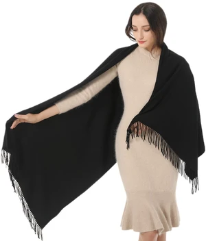 Women's Scarf Pashmina Shawls and Wraps 79x28 Acrylic Blend Black | Formal Winter Warm Long Large Shawl for Evening Dress Wedding Bridal Bridesmaid Travel Birthday Christmas Mothers Day Gifts Women's Scarf Pashmina Shawls and Wraps 79x28 Acrylic Blend Black | Formal Winter Warm Long Large Shawl for Evening Dress Wedding Bridal Bridesmaid Travel Birthday Christmas Mothers Day Gifts