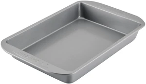 Nonstick Bakeware 9-Inch x 13-Inch Rectangular Cake Pan, Gray | Bake brownies and casseroles, 13x9 baking pan for even heating, non stick baking pans, dishwasher safe, 450F safe Nonstick Bakeware 9-Inch x 13-Inch Rectangular Cake Pan, Gray | Bake brownies and casseroles, 13x9 baking pan for even heating, non stick baking pans, dishwasher safe, 450F safe