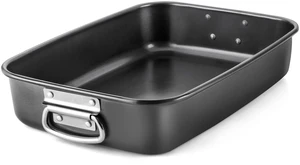 Lasagna Pan 3 Inch Deep, 15x10 Baking Pan for Oven, Nonstick Cake Baking Dish for Brownie, Roasting Pans with Stainless Steel Handles, Heavy Duty, Dishwasher Safe, Dark Grey Lasagna Pan 3 Inch Deep, 15x10 Baking Pan for Oven, Nonstick Cake Baking Dish for Brownie, Roasting Pans with Stainless Steel Handles, Heavy Duty, Dishwasher Safe, Dark Grey