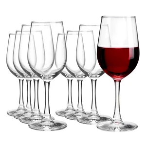 Wine Glasses Set of 8, 12 Ounce Wine Glasses for white or red wine, All Purposed Wine Glass for Any Occasions Wine Glasses Set of 8, 12 Ounce Wine Glasses for white or red wine, All Purposed Wine Glass for Any Occasions