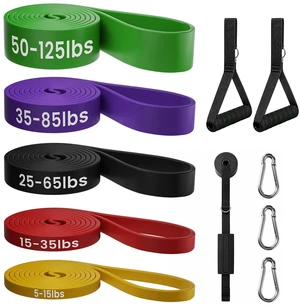 Resistance Bands for Working OutPull Up Assistance Bands Set, Unisex Exercise Bands for Home and Gym Workouts, Full Body Workouts, Stretching and Physical Therapy Resistance Bands for Working OutPull Up Assistance Bands Set, Unisex Exercise Bands for Home and Gym Workouts, Full Body Workouts, Stretching and Physical Therapy