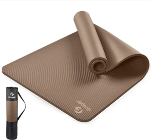 Yoga Mat Non Slip, 10/15mm Thick NBR Extra Thick Yoga Mat | Anti-Tear Exercise Mat with Carrying Strap and Bag, Workout Mats for Home, Yoga, Pilates, 72"L x 32"/24"W x 0.6"/0.4"TH Yoga Mat Non Slip, 10/15mm Thick NBR Extra Thick Yoga Mat | Anti-Tear Exercise Mat with Carrying Strap and Bag, Workout Mats for Home, Yoga, Pilates, 72"L x 32"/24"W x 0.6"/0.4"TH