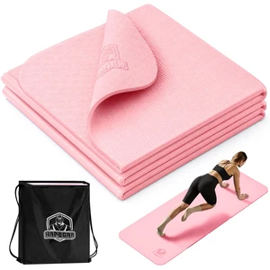 Foldable Yoga Mat - 72"x24"x0.24" (6mm), Non-Slip TPE Exercise Mat | Ideal for Home Workout, Yoga, Pilates, Stretching & Travel, Durable & Eco-Friendly, Includes Carry Bag Foldable Yoga Mat - 72"x24"x0.24" (6mm), Non-Slip TPE Exercise Mat | Ideal for Home Workout, Yoga, Pilates, Stretching & Travel, Durable & Eco-Friendly, Includes Carry Bag
