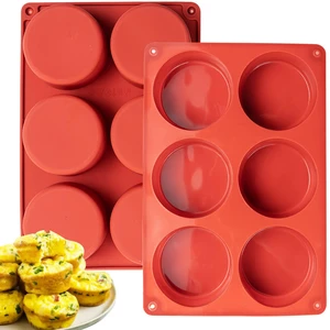 Silicone Egg Molds Frittata Pan, 2 Pack Starbuc Egg Bites Deep 3 Inch Dash Cups Sous Vide Round Rolls for Breakfast Sandwiches Omelets Dinner Rolls Baking Silicone Egg Molds Frittata Pan, 2 Pack Starbuc Egg Bites Deep 3 Inch Dash Cups Sous Vide Round Rolls for Breakfast Sandwiches Omelets Dinner Rolls Baking