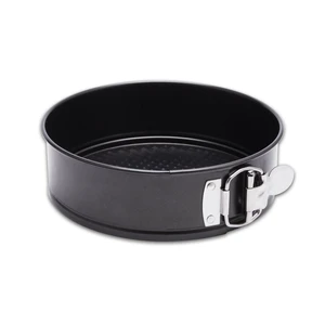 9 Inch Non-stick Cheesecake Pan Springform Pan with Removable Bottom/Leakproof - Black 9 Inch Non-stick Cheesecake Pan Springform Pan with Removable Bottom/Leakproof - Black