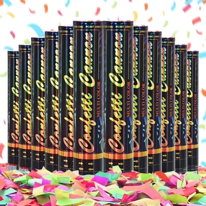 Confetti Cannon Multicolor 12 Pack Biodegradable Confetti Popper Party Confetti Shooters12 Inch Confetti Popper Cannons Confetti Poppers for Wedding,Birthday,Graduation, New Years Celebration Confetti Cannon Multicolor 12 Pack Biodegradable Confetti Popper Party Confetti Shooters12 Inch Confetti Popper Cannons Confetti Poppers for Wedding,Birthday,Graduation, New Years Celebration