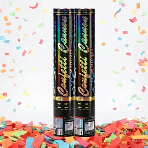 Confetti Poppers Multicolor Confetti Cannon 2 Pack Multicolor Party Poppers Confetti 12 Inch Party Cannon Poppers for Wedding Birthday Graduation New Years Eve Party Decorations & Photo Props Confetti Poppers Multicolor Confetti Cannon 2 Pack Multicolor Party Poppers Confetti 12 Inch Party Cannon Poppers for Wedding Birthday Graduation New Years Eve Party Decorations & Photo Props
