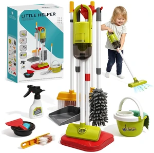 Toddler Cleaning Set - 14Pcs Kids Cleaning Toy Set with Kids Vacuum | Red Pretend Home Cleaning Play Set for Toddler Age 3-7, Toddler Vacuum Toy that Works, Christmas Birthday Gift for Girls Boys Toddler Cleaning Set - 14Pcs Kids Cleaning Toy Set with Kids Vacuum | Red Pretend Home Cleaning Play Set for Toddler Age 3-7, Toddler Vacuum Toy that Works, Christmas Birthday Gift for Girls Boys