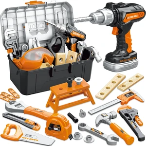 Kids Tool Set, Toddler Tool Box, Toy Drill, Construction Toys for Ages 3-5 | 46 Pcs Kids Toy Tools Kits for Toddlers Pretend Role Play, Christmas Birthday Gifts for Boys Girls Ages 3 4 5 6 7 8, Orange Kids Tool Set, Toddler Tool Box, Toy Drill, Construction Toys for Ages 3-5 | 46 Pcs Kids Toy Tools Kits for Toddlers Pretend Role Play, Christmas Birthday Gifts for Boys Girls Ages 3 4 5 6 7 8, Orange