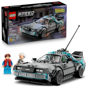 Speed Champions Time Machine from Back to The Future Building Toy for Kids - Pretend Play & Display Car Toy W/ 2 Build Modes for Boys & Girls, Ages 9+ - Gift for Birthdays - 77256 Speed Champions Time Machine from Back to The Future Building Toy for Kids - Pretend Play & Display Car Toy W/ 2 Build Modes for Boys & Girls, Ages 9+ - Gift for Birthdays - 77256