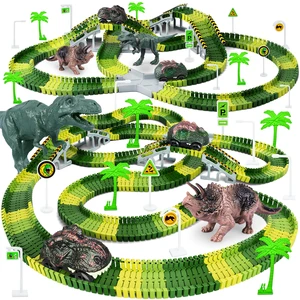 Dinosaur Toys, Create A Dinosaur World Road Race, Dinosaur Track Toys | Flexible Track Playset, 2 pcs Cool Dinosaur Car, Dinosaur Race Car Track for 3 4 5 6 Year & Up Old Boy Girls Best Gift Dinosaur Toys, Create A Dinosaur World Road Race, Dinosaur Track Toys | Flexible Track Playset, 2 pcs Cool Dinosaur Car, Dinosaur Race Car Track for 3 4 5 6 Year & Up Old Boy Girls Best Gift