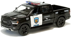 - 2019 Dodge Ram 1500 Pickup 1:46 O Scale 5" Die Cast Metal Model Toy Truck (Police Edition) - 2019 Dodge Ram 1500 Pickup 1:46 O Scale 5" Die Cast Metal Model Toy Truck (Police Edition)