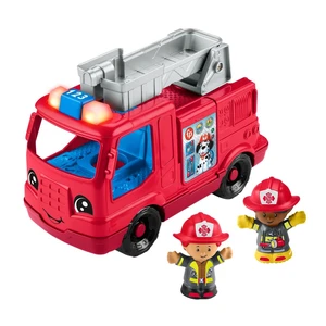 Little People Fire Truck Toddler Toy | Push-Along Vehicle, Lights, Music & Sounds, 2 Figures, Preschool Kids Ages 1+ Years Little People Fire Truck Toddler Toy | Push-Along Vehicle, Lights, Music & Sounds, 2 Figures, Preschool Kids Ages 1+ Years