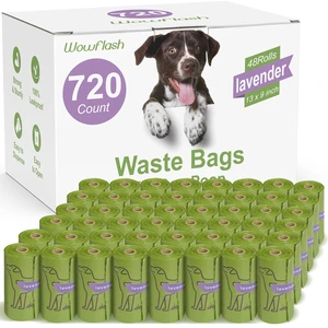 720 Count Lavender Scented 13 x 9 Dog Poop Bags Rolls | Leakproof Strong & Sturdy Waste Bags for Doggie Cat Pet 720 Count Lavender Scented 13 x 9 Dog Poop Bags Rolls | Leakproof Strong & Sturdy Waste Bags for Doggie Cat Pet