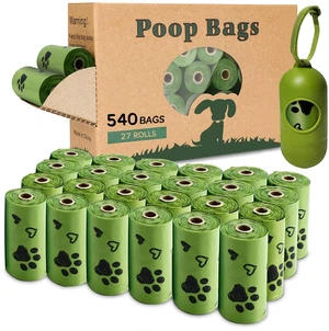 Dog Poop Bag Biodegradable 540 Count Dog Waste Bags with Dispenser Scented | Clean Pickup No Mess No Leaks Strong Large 9x13 inch Waste Refill Bags for Daily Dog Walks, Cat Litter Outdoor Travel Dog Poop Bag Biodegradable 540 Count Dog Waste Bags with Dispenser Scented | Clean Pickup No Mess No Leaks Strong Large 9x13 inch Waste Refill Bags for Daily Dog Walks, Cat Litter Outdoor Travel