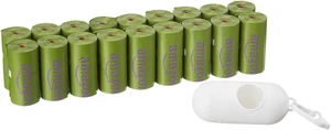 Premium Leak Proof Dog Poop Bags with Dispenser and Leash Clip, Lavender Scented, 13" x 9", 270 Count (18 Rolls of 15) Premium Leak Proof Dog Poop Bags with Dispenser and Leash Clip, Lavender Scented, 13" x 9", 270 Count (18 Rolls of 15)