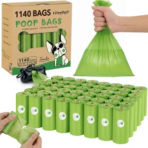 Dog Poop Bags Rolls: Extra Thick Leak Proof Easy Tear 13 x 9 in 1140 Count Poop Bags for Dogs - Unscented Easy Open with Dispenser Helps Hands Stay Clean on Daily Dog Walks for Small Medium Large Dogs Dog Poop Bags Rolls: Extra Thick Leak Proof Easy Tear 13 x 9 in 1140 Count Poop Bags for Dogs - Unscented Easy Open with Dispenser Helps Hands Stay Clean on Daily Dog Walks for Small Medium Large Dogs