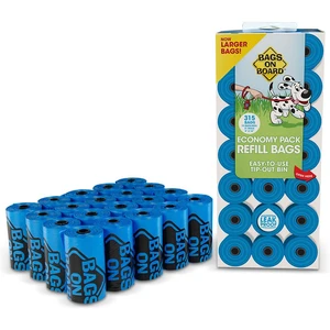 Dog Poop Bags, Strong Leak Proof Waste Bags, 315 Count | Strong Leak Proof Dog Waste Bags, 9 x 14 Inch Size, Durable Cleanup Solution, Blue Bags, 315 Count Refill Pack Dog Poop Bags, Strong Leak Proof Waste Bags, 315 Count | Strong Leak Proof Dog Waste Bags, 9 x 14 Inch Size, Durable Cleanup Solution, Blue Bags, 315 Count Refill Pack